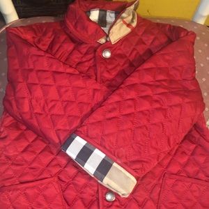 Red Burberry. Great condition